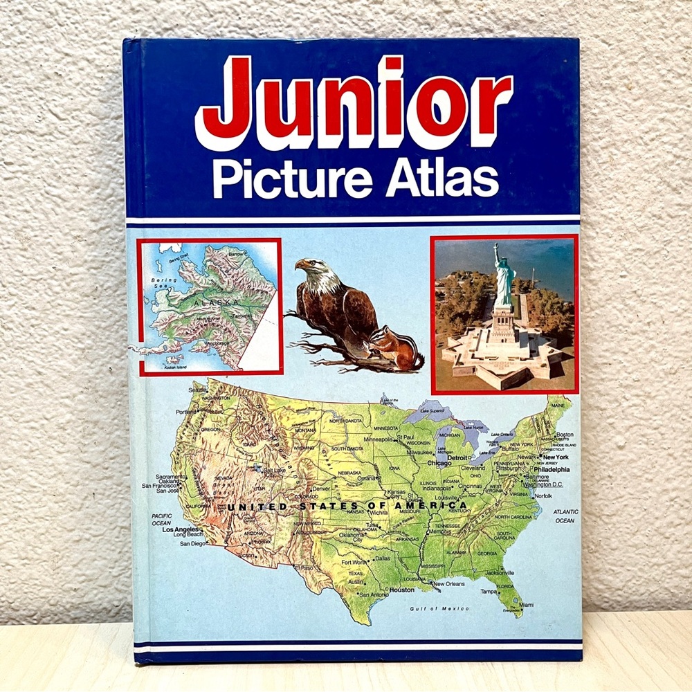 Junior Picture Atlas. Hardcover. EUC.